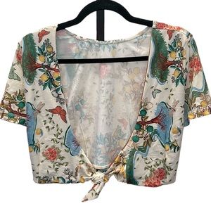 HAH Hot As Hell (Free People) All Tied Up Reversible Top NEW